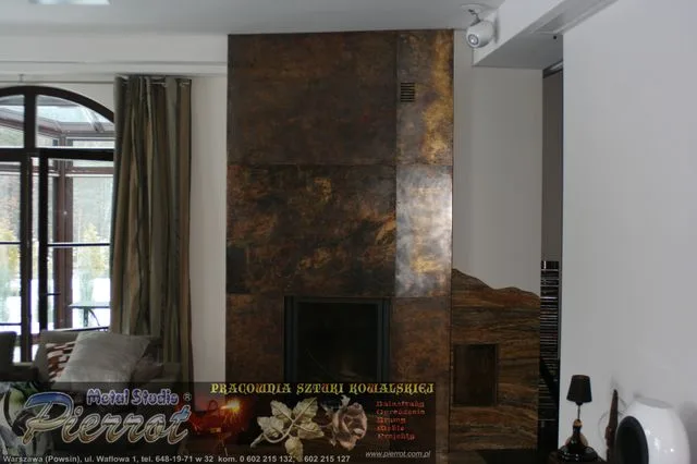 Mosiądz patynowany — Materiał premium, realizacja PIERROT Metal Studio